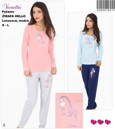 Dámske pyžamo bavlnené, l / m / s / xl / xxl