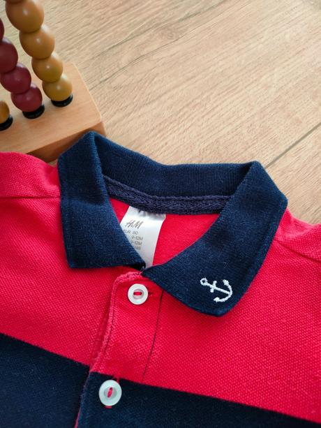 Krásne tričko s námornícky motívom h&m, veľ. 80, h&m,80