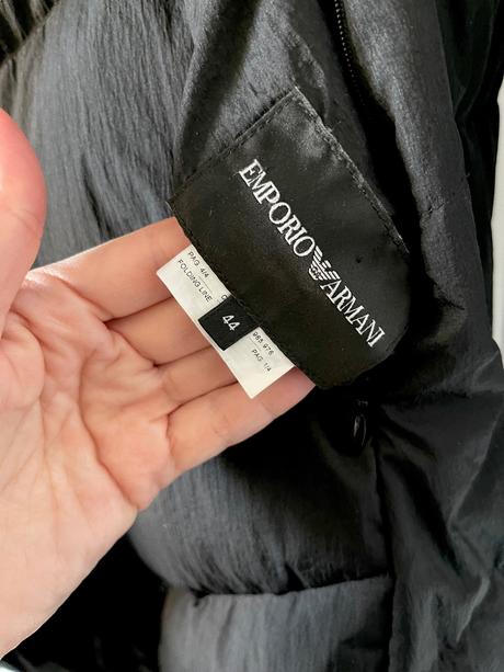 Emporio armani luxusná obojstranná bunda, armani,l