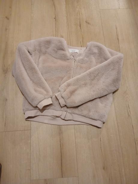 Elegantný dievčenský kožuštek, mikinka 158,164, reserved,158