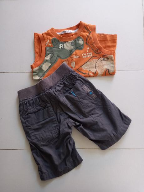 Letné šortky s tielkom so zvieratkami, george,98