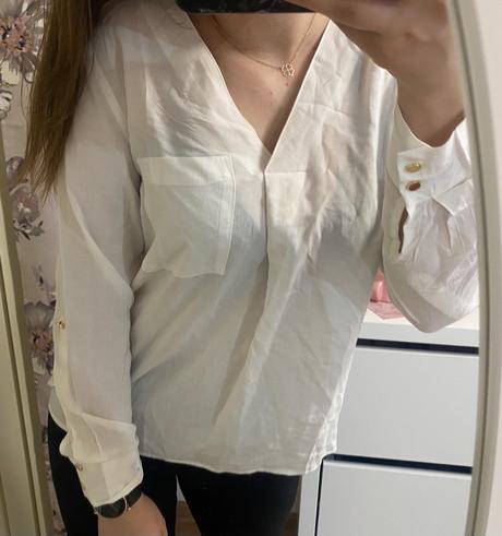 Hladká oversize košeľa, sinsay,s