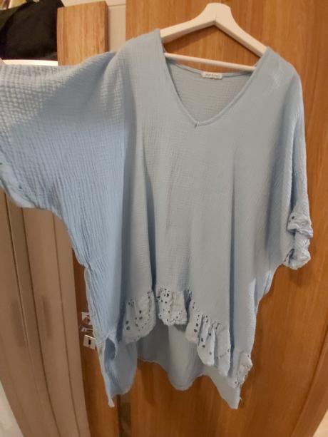 Muselinova tunika-tricko,