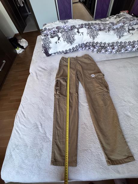 Nohavice s kapsami, zara,164