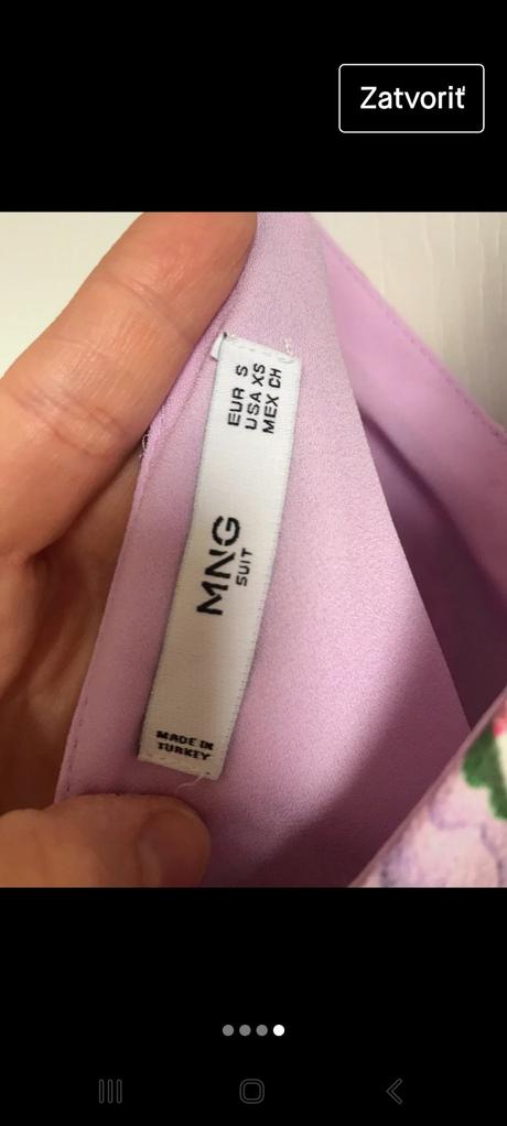 Kvietkovaný overal, mango,s