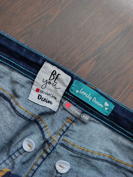 Lovely denim dámske rifle, street one,l