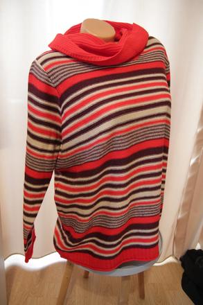 Pásikavý pletený sveter, xxxl, xxxl