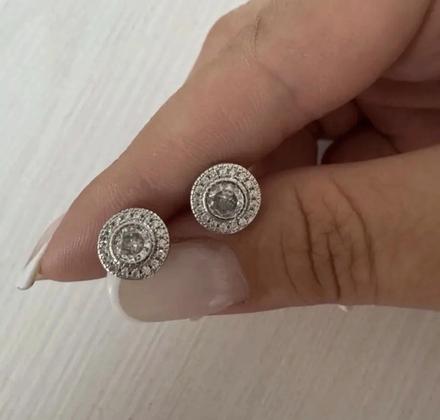 Žiarivé dámske náušnice, 