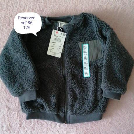 Hrubá mikina typu bomber, reserved,86