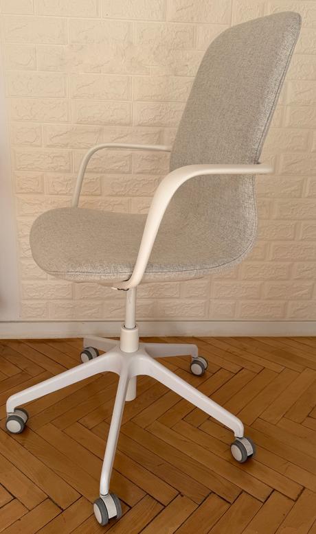 Långfjäll ikea kancelárska stolička s opierkami, 