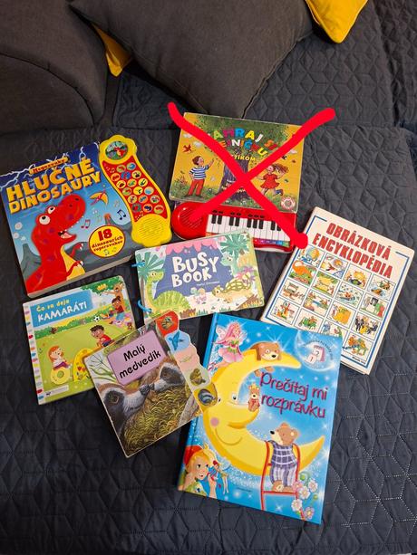 Detské knihy spolu alebo oddelene, 