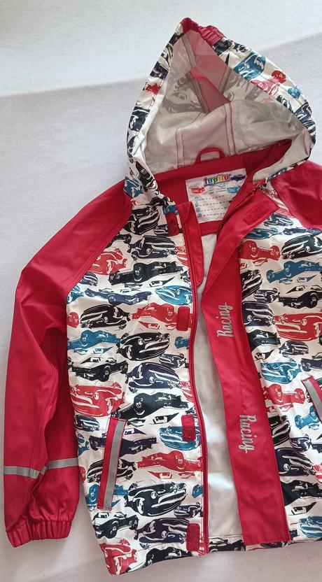 Bunda do dažďa, veľ. 122-128, lupilu,122