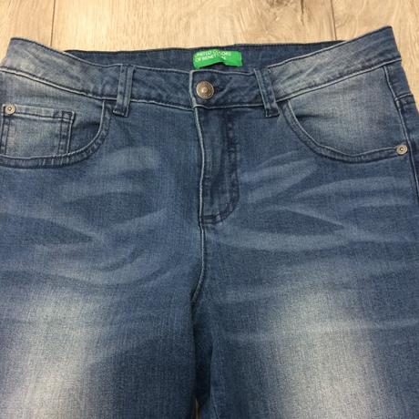 Rifle trojštvrťáky dievčenské benetton č.158,, benetton,158