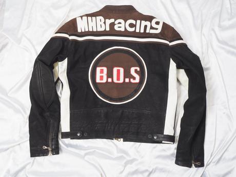 Kožená motorkárska bunda, m