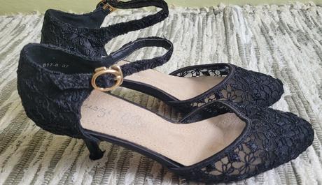 Damske čipkované lodičky, 37