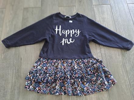 Mikinove šaty, h&m,128