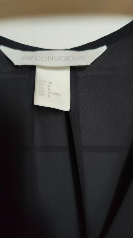 Blúzka bez rukávov, h&m,38