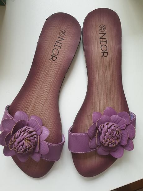 Kožené šľapky, deichmann,39