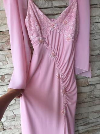 Krásne ružové šaty veľk. 36, s