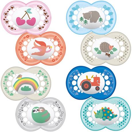 Mam cumlík silikónový original 2ks, 6m+, mam