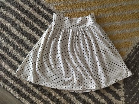 Bodkovaná sukňa, fishbone,xs