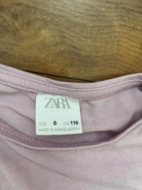 Tričko svetlo fialové, zara,116