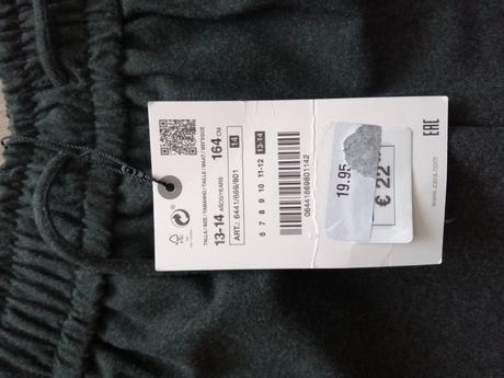 Teplejšie joggery zara veľ 164, zara,164