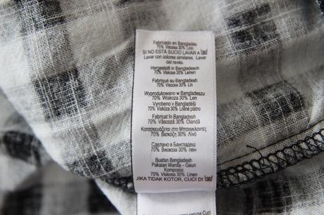 Čierno biele kockované šaty, viskóza, ľan 4xl, next,4xl