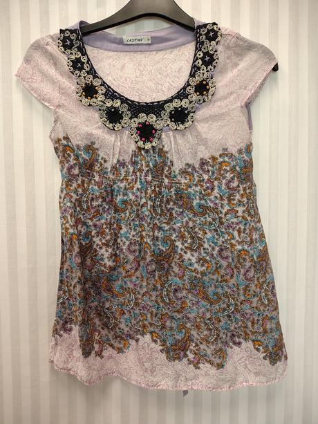 Dámsky farebný top s motívom, lasting, m, m