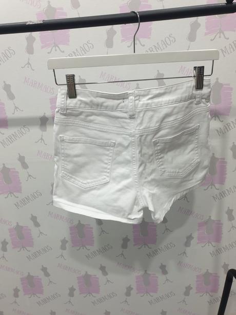 Biele rifľové kraťasy 34, f&f,34