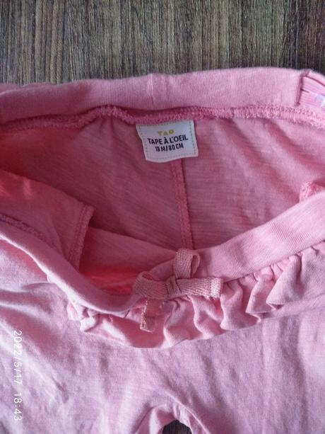 Tenke nohavky s vreckami, 80