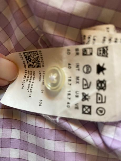 Bavlnená košeľa hugo boss slim fit v. 40, hugo boss,40