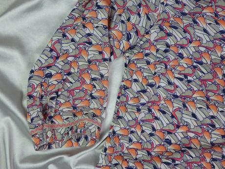 Kvalitná roll-up blúzka, s