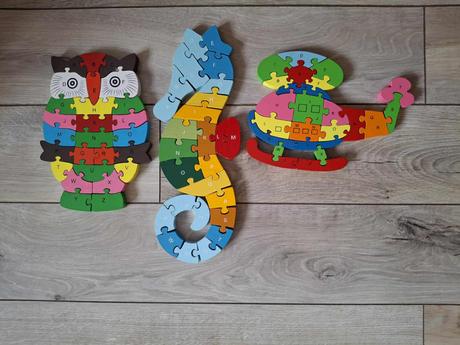 Drevené puzzle, 