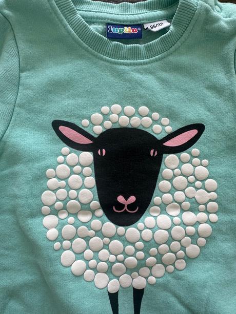 Vyteplená mikina s ovečkou, lupilu,86