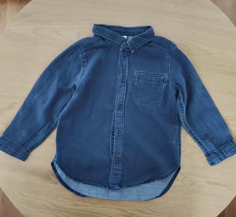 Chlapčenská riflová košeľa, h&m,92