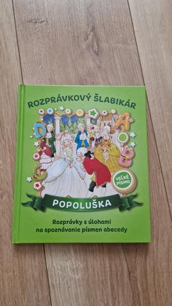 Knižka rozprávkový šlabikár popoluška, 