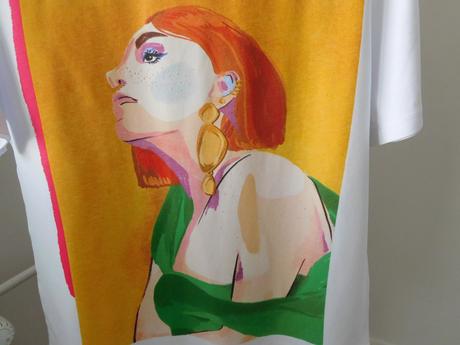 Zara tričko overisze-s,m,l,xl, bavlnené,, s