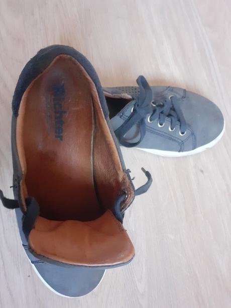 Kožené topánky richter, richter,31