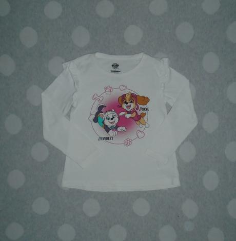 Tričko paw patrol na 4 až 6 rokov, nickelodeon,110