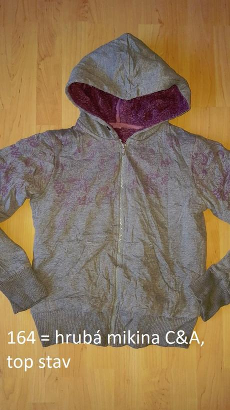 Hrubá mikina, c&a,164