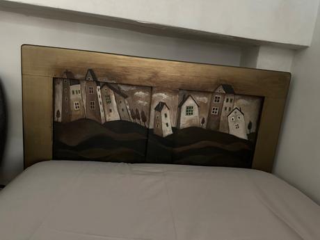 Krásna secesná posteľ 90x200cm, šírka (cm): 90,dĺžka (cm): 200