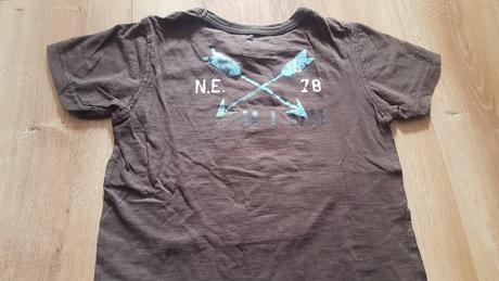 Hnedé tričko 4-6 rokov, h&m,110