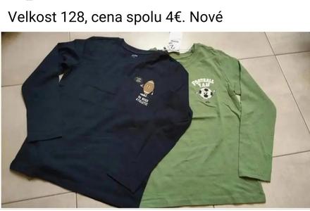 Chlapcenske tričká vel.128, sinsay,128
