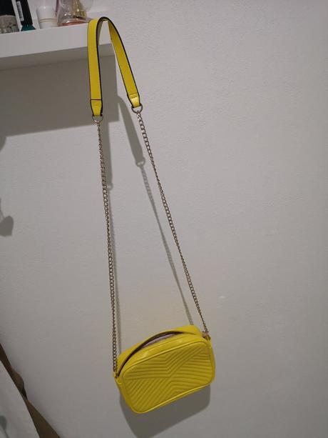 Žltá kabelka, h&m