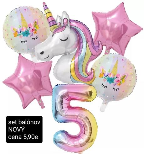 Párty doplnky - unicorn/jednorožec, 