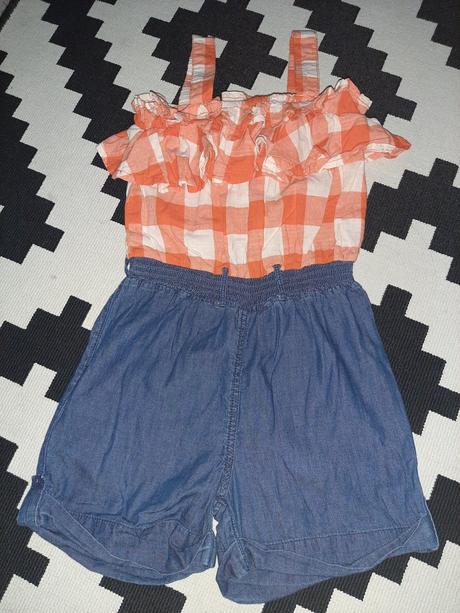 Prekrásny efektný volánový overal next na 6-9r., next,134