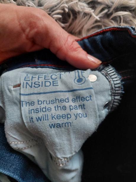 Termo/polar džínsy, zara,140