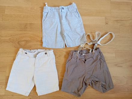 Kraťasy s reguláciou v pase, h&m,98
