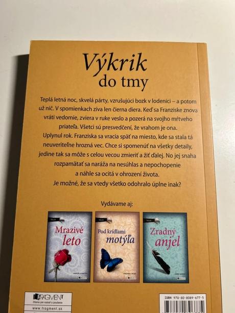 Knihy mrazivé leto a výkrik do tmy,